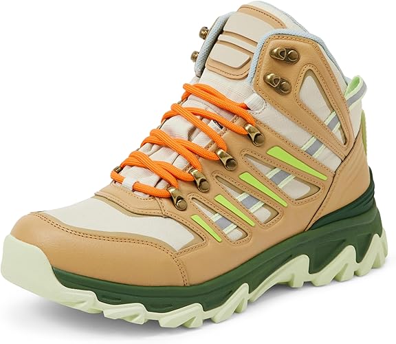 Daily Outdoor Waterproof Hiking Boots, Men's Breathable Memory Foam Insole Boots