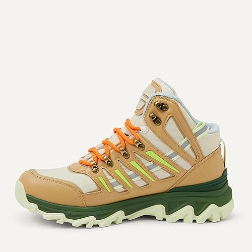 Waterproof Outdoor Hiking Boots for Men, Cushioned Memory Foam Insole